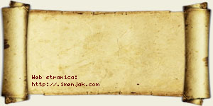 Tijana Čokov vizit kartica